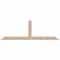 Ekena Millwork Portland Smooth Timber Gable Bracket, Douglas Fir, 96"W x 32"H x 1 1/2"D x 5 1/2"F, 8/12 Pitch GBW096X32X0206POR00SDF - alternate 1